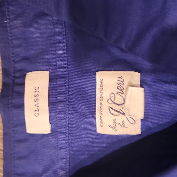 J Crew Men's Blue Short Sleeve Shirt - Picture 3 of 5